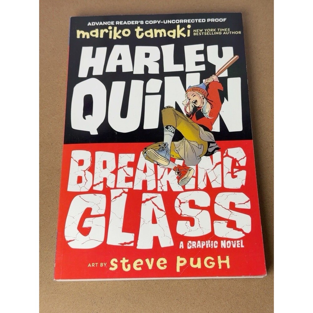 Harley Quinn Breaking Glass ARC Advance Reader Copy Signed Unverified DC Ink